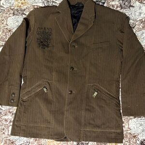 Men's Brown Vinatge Corduroy Jacket